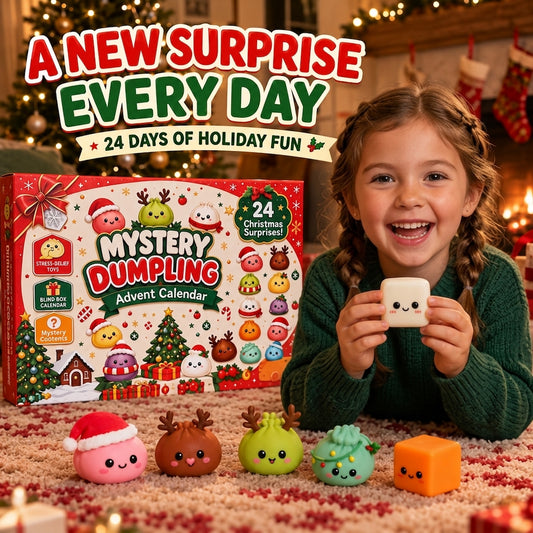 24 Mystery Dumpling Squishies Advent Calendar