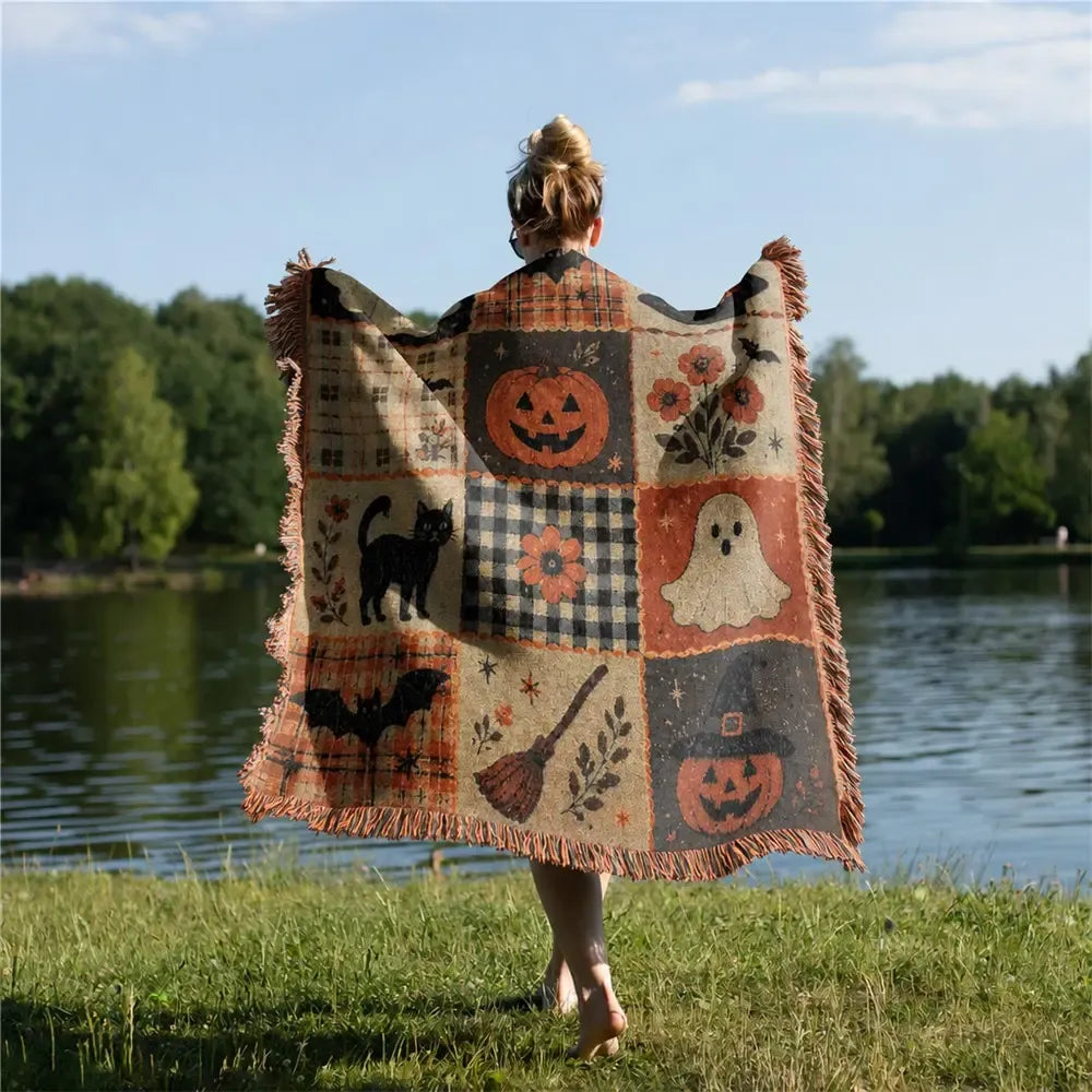 Halloween Woven Blanket