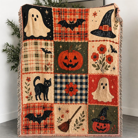 Halloween Woven Blanket