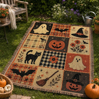 Halloween Woven Blanket
